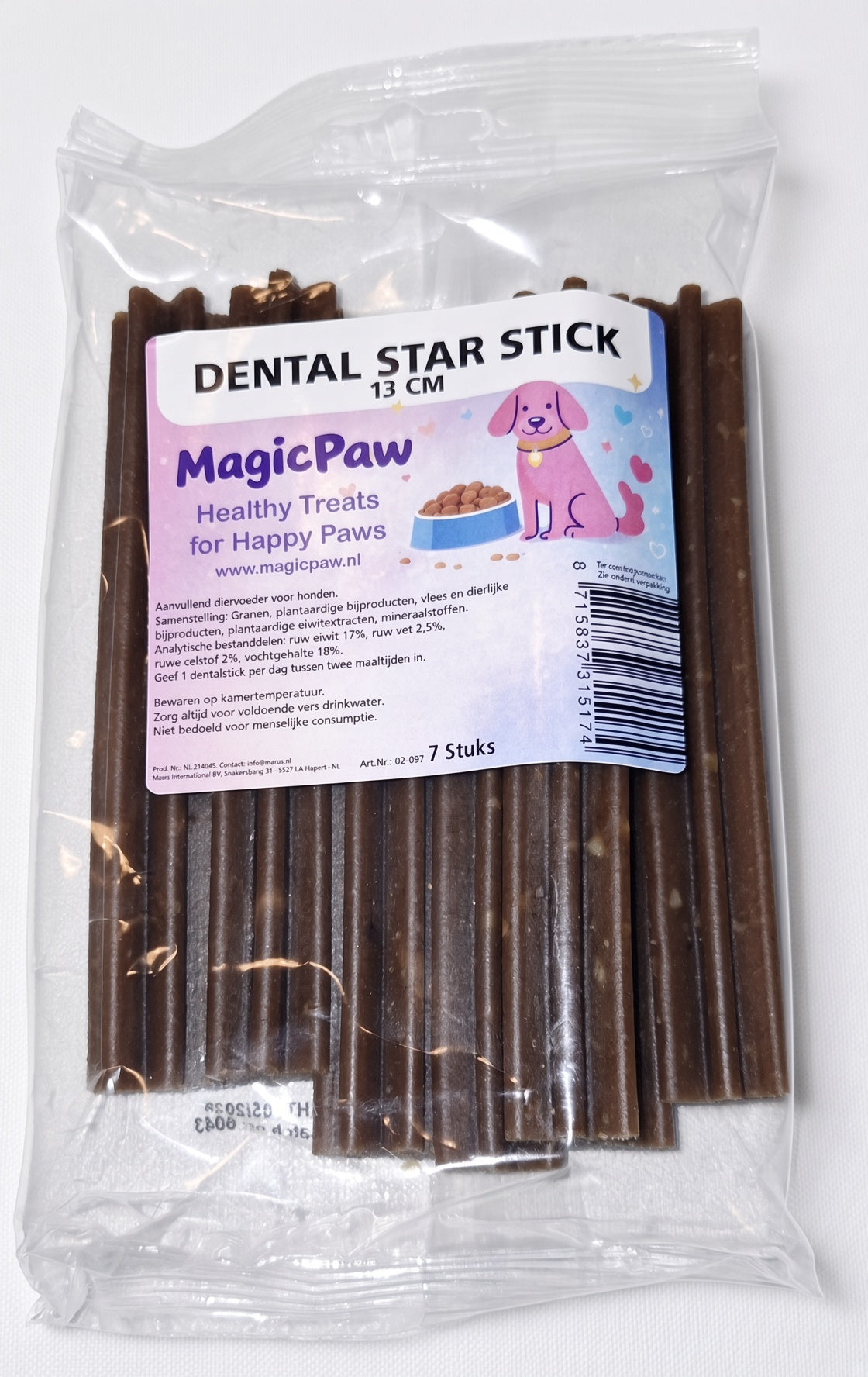 Dental star sticks 13cm, 7pack