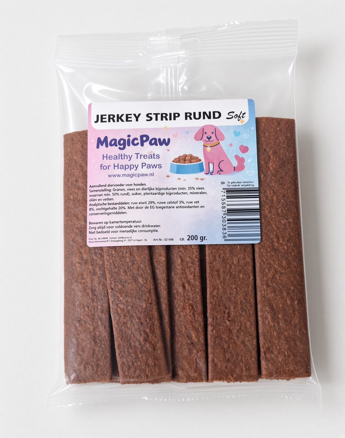 Jerkey strips rund 200g